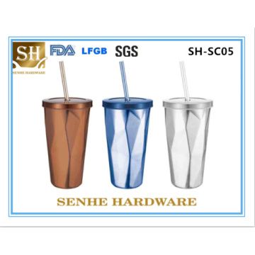 450ml doppelte Wand-Edelstahl-Kaffeetasse (SH-SC05)